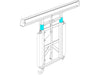 Alum Leg Assembly - Medium 1800381 | Donovan  | American Tarping