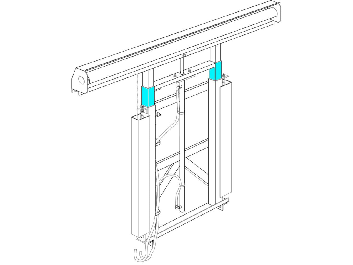 Alum Leg Assembly - Medium 1800381 | Donovan  | American Tarping