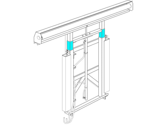Alum Leg Assembly - Medium 1800381 | Donovan  | American Tarping
