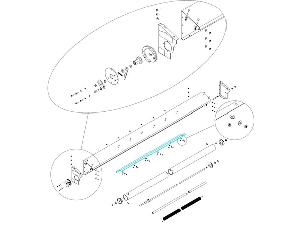 Tarp Housing Shield Brace 1121321 | Donovan  | American Tarping