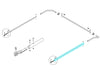 Steel Swing Arm Undermount 92" 0311-861911 | Aero Industries | American Tarping