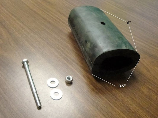 6" Rubber Tarp Stop for Donovan Bullet 1800679 | American Tarping