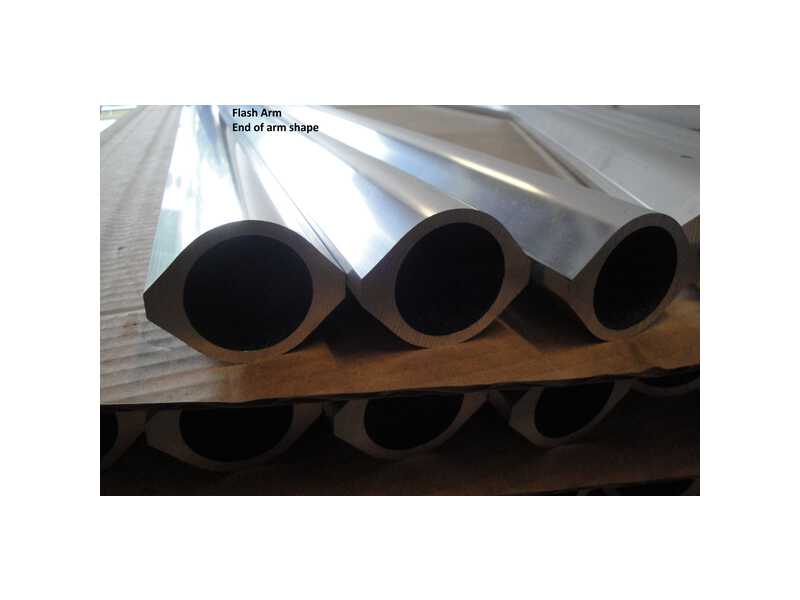 Flash High-Gloss Dump Truck Tarp System (38' and 41') arm profile | Donovan Tarps | American Tarping