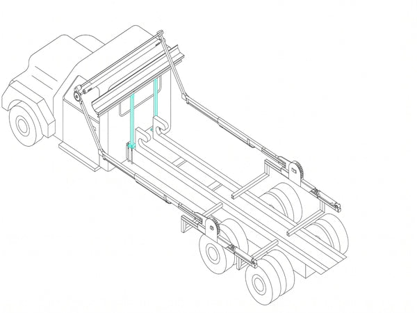 Rack 'N Pinion Fixed Leg Assembly HR4610 | Pioneer Coverall | American Tarping