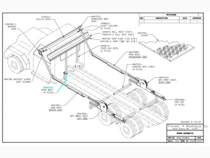 Rack 'N Pinion U-Bolt HR4613  | Pioneer | American Tarping