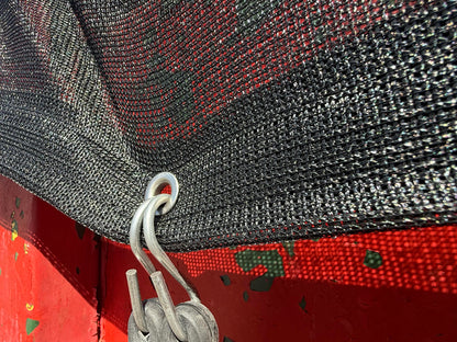 12' x 26' Premium Mesh Turbo Tarps Hand/Throw Tarp Grommets | United Tarps