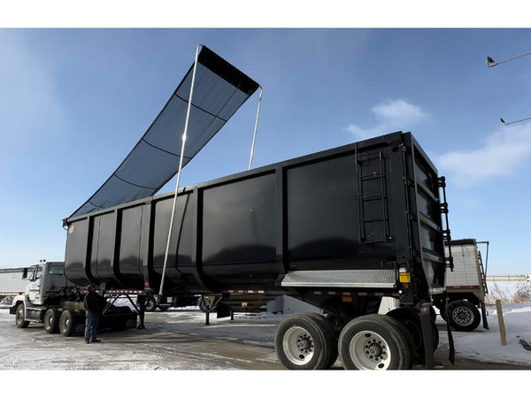 flip tarp Xtreme Electric Flip Tarp Dump Trailer Tarp System (up to 50')