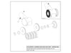 Enclosed 4 spring pivot housing assembly 501-2203 (driver's side) | Pulltarps | American Tarping