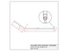 103" Steel Upper Arm w/ 35 degree Bend | Pulltarps | American Tarping