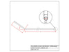 103" Aluminum Upper Arm w/ 35 degree bent | Pulltarps | American Tarping