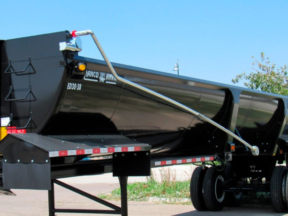 103" Aluminum Upper Arm w/ 35 degree bent - Pulltarps - American Tarping