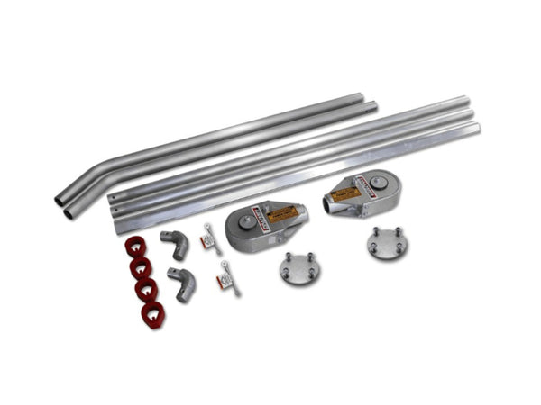 40' Single spring aluminum arm kit w/ bent upper arm 501-1765 | Pulltarps | American Tarping
