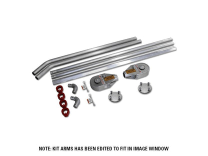 40' Single spring aluminum arm kit w/ bent upper arm | Pulltarps | American Tarping