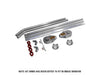 40' Single spring aluminum arm kit w/ bent upper arm | Pulltarps | American Tarping