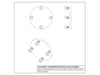 Weld-on mounting plate assembly with studs (501-2237) -- Pulltarps | American Tarping