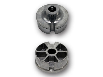 Cast aluminum end cap for roller tubes (501-9915) | Pulltarps | American Tarping