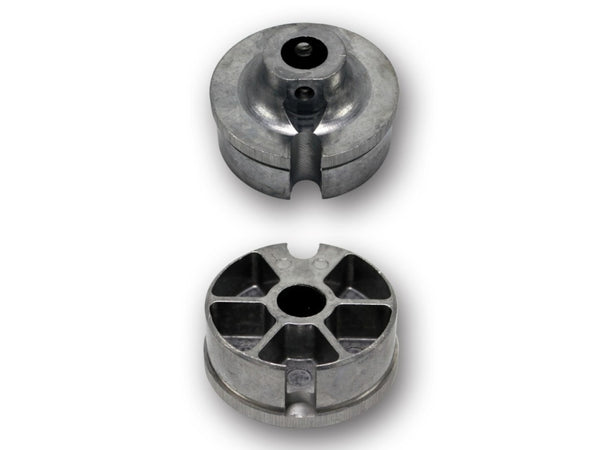 Cast aluminum end cap for roller tubes (501-9915) | Pulltarps | American Tarping