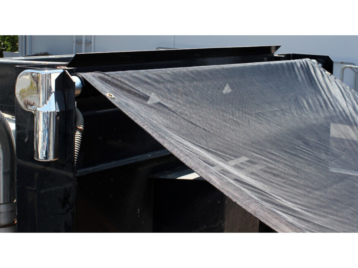 Heavy Duty Mesh Tarp (Automatic Systems) | Pulltarps | American Tarping