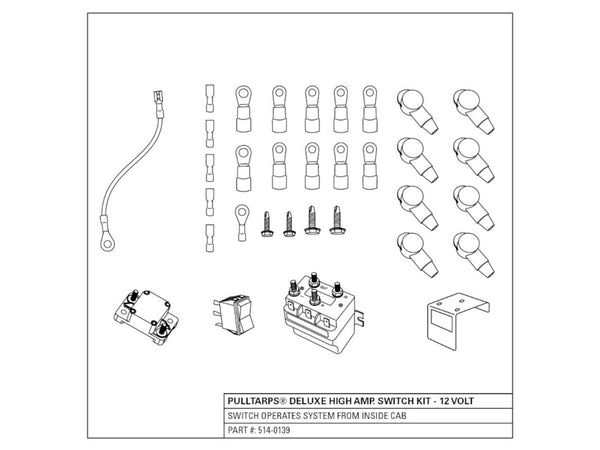 Deluxe High Amperage Switch Kit - 12v (514-0139) | Pulltarps | American ...