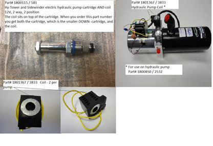 Hydraulic Pump 12V Kit for HY-Tower SL & Sidewinder 1800945 / 2734 | Donovan Tarps