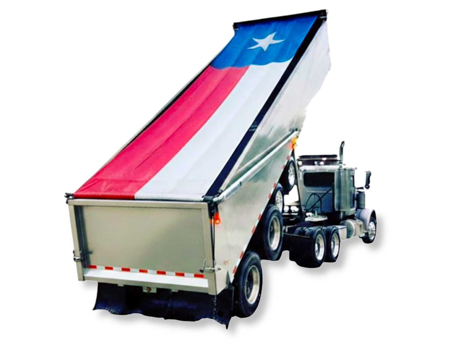 Texas Flag HD Mesh Dump Truck Tarp