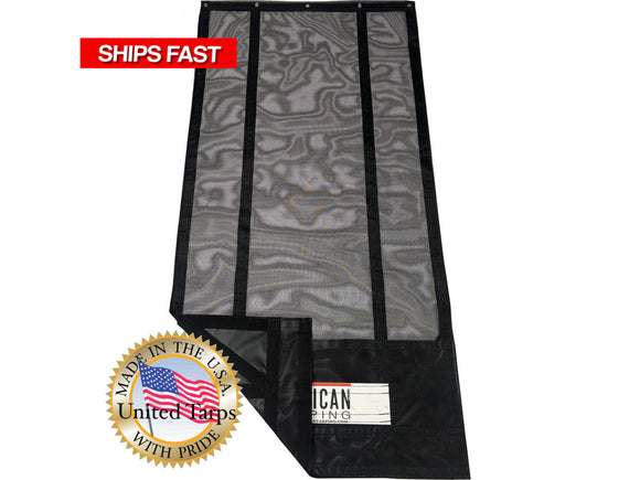 Heavy Duty Black Mesh Roll-off Auto Tarp HR4759