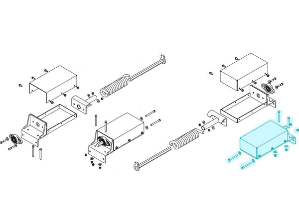 Bridge Mount Spring Assembly - Pass. Side 1808664 | Donovan  | American Tarping
