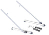 Pivot Set. 3ft Low Profile Sliding 6 Spring Pivot Set w/120" Tubes 47710 | Roll-Rite | American Tarping