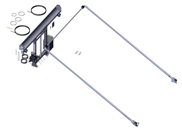 DC203, TM Single Stage Tower, 5 Spring 84" Ext Pivot, Wide Bow Set, 69203 | Roll-Rite | American Tarping