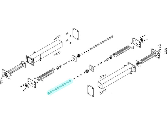 Spring Shaft - 23-1/4