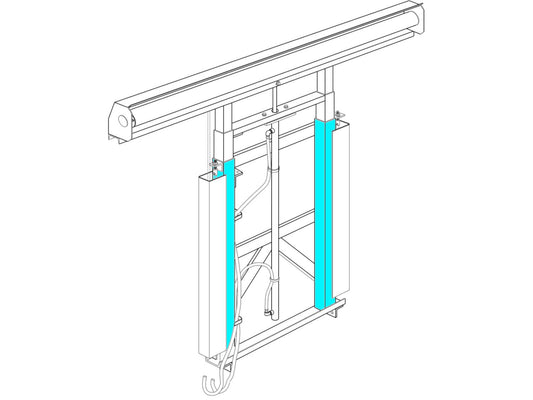 Alum Leg Assembly - Outer 1800382 | Donovan  | American Tarping