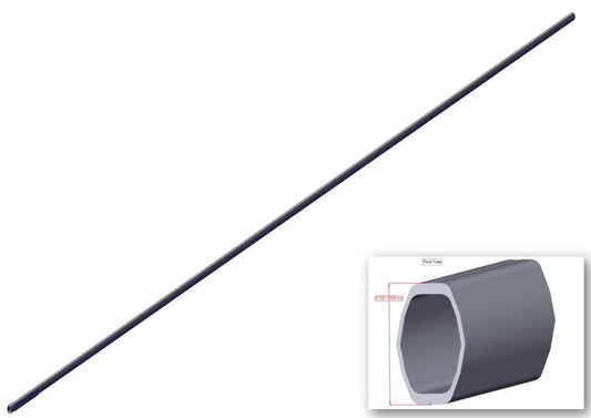 Pivot Tube, 22' w/ Set Screws 46262 | Roll-Rite | American Tarping