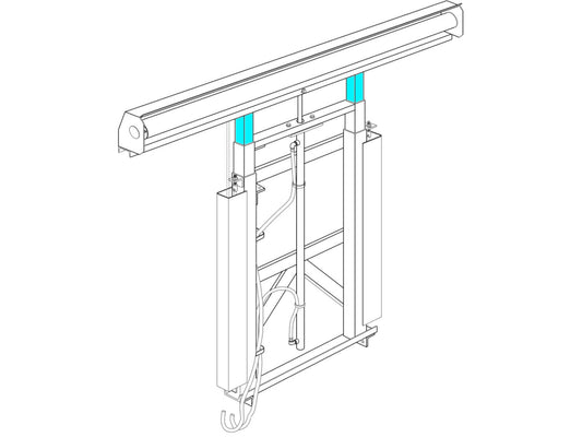 Alum Leg Assembly - Inner 1800380 | Donovan  | American Tarping