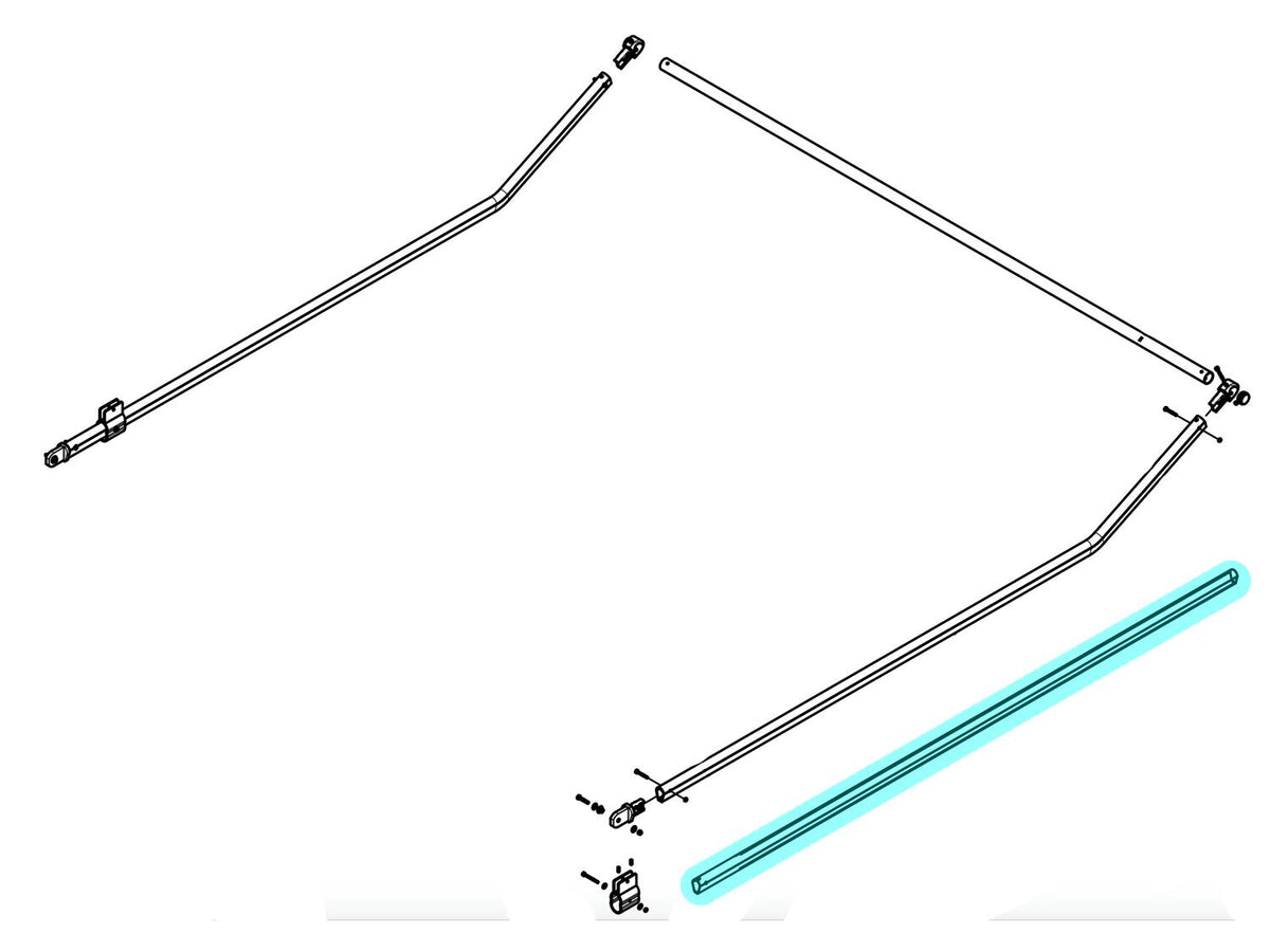Straight Double Arm 107" 0311-880024 | Aero Industries | American Tarping