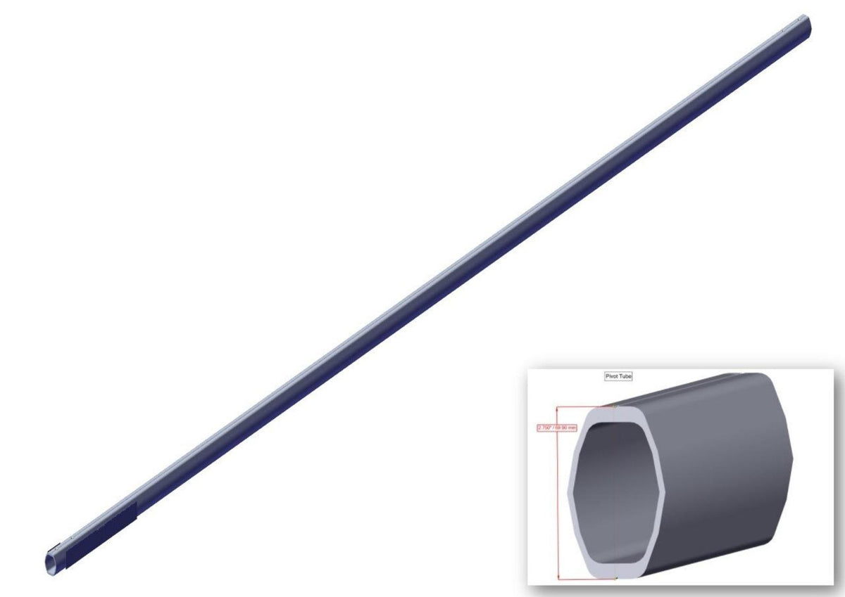 Pivot Tube. 120" w/Set Screws (each) 46220 | Roll-Rite | American Tarping