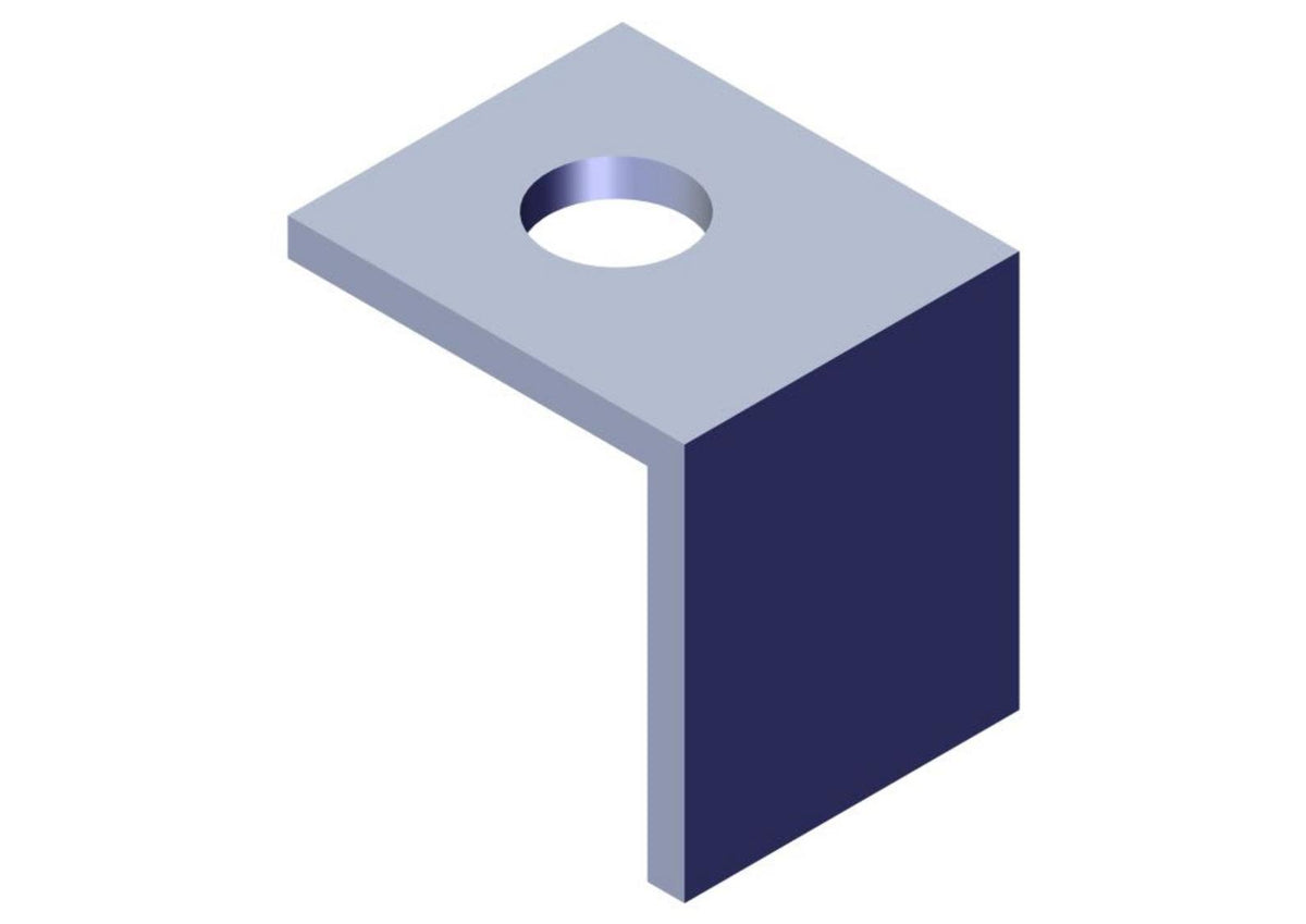 Bracket, Guide Retainer for Narrow Sliding Pivot Sliding Rail 46734 | Roll-Rite | American Tarping
