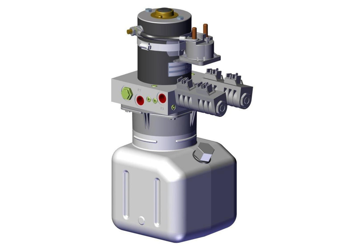 Hydraulic Power Unit, 12V, 2 Valve 39616 | Roll-Rite | American Tarping