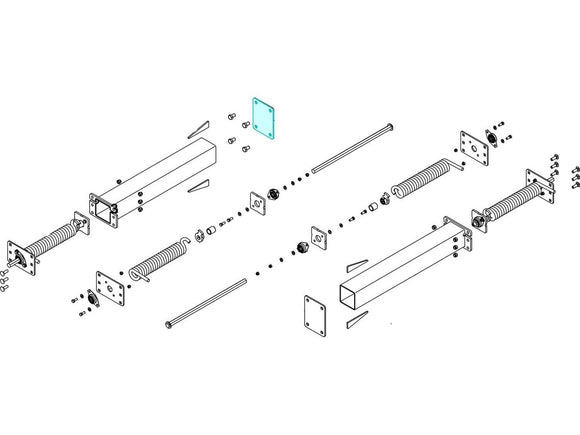 Frame Mount Plate - 4-1/2