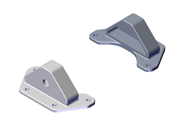 Bracket. Triangular Cast End Bracke for Sliding Pivot (Pair) 46750 | Roll-Rite | American Tarping