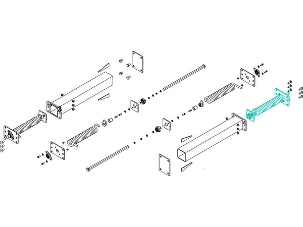 Internal Spring Assembly - Pass. Side 1808634 | Donovan  | American Tarping