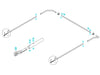 Easy Cover Steel Arm Hardware Kit 0311-860554 | Aero Industries | American Tarping