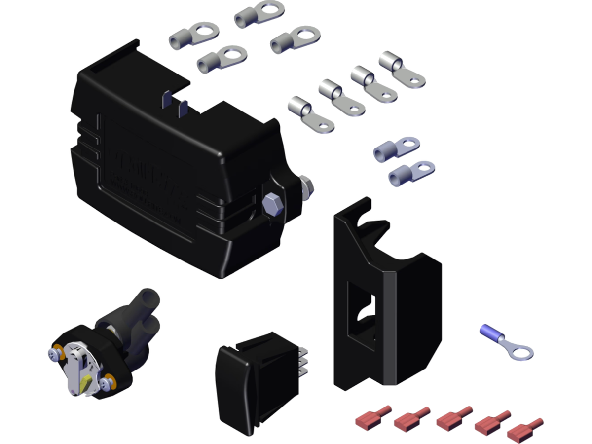 Electric Kit with 10698 12V Relay (Rocker Switch) 10914 | Roll-Rite ...