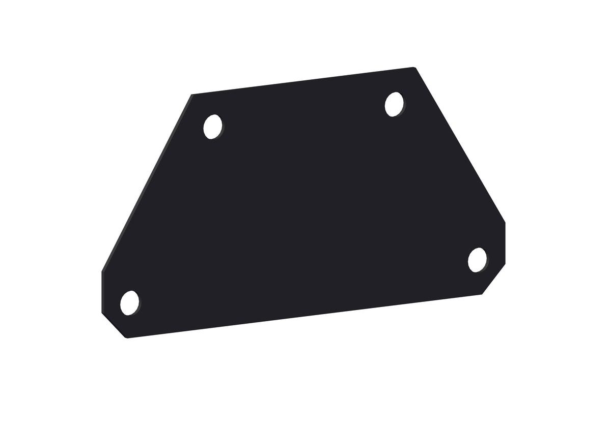 Spacer. Triangular Sliding Pivot Plastic Tyvek Mount Spacer 46752 | Roll-Rite | American Tarping