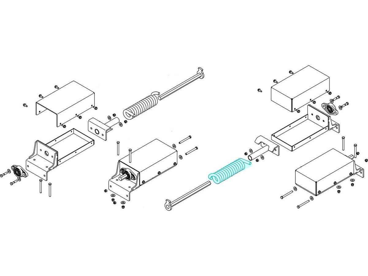 Torsion Spring 15-Coil - Pass. Side 1704477 | Donovan  | American Tarping
