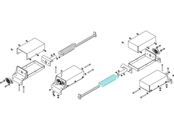 Torsion Spring 15-Coil - Pass. Side 1704477 | Donovan  | American Tarping