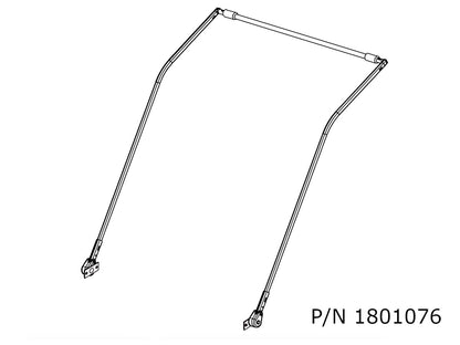 Flash High-Gloss Aluminum Arm Assembly 1801076 | Donovan Tarps | American Tarping