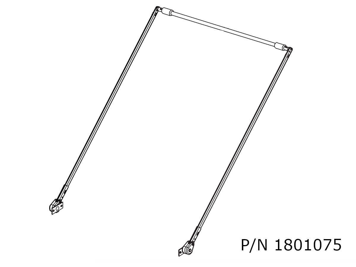 Flash High-Gloss Aluminum Arm Assembly 1801075 | Donovan Tarps | American Tarping