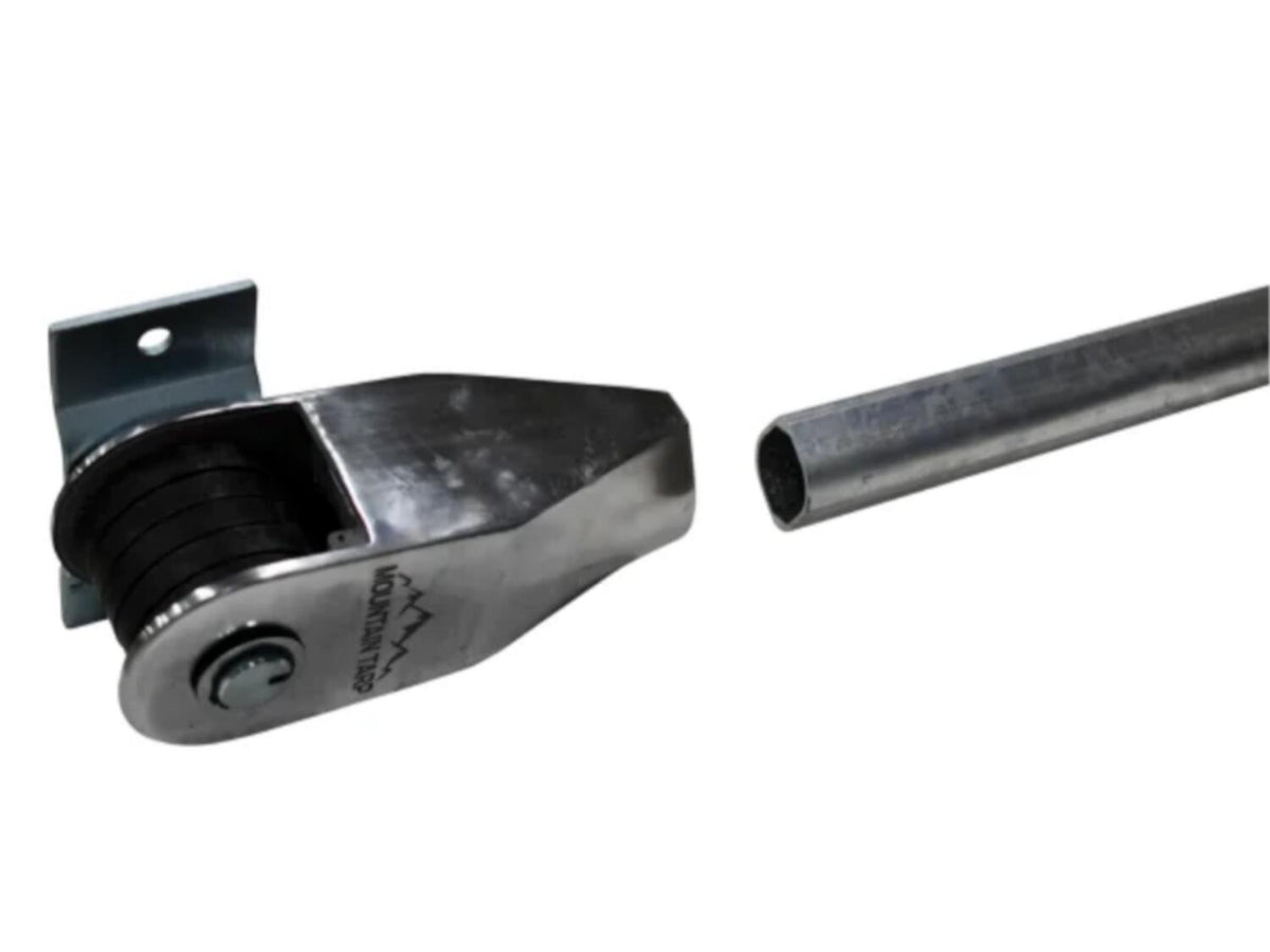 Telescoping Electric Tarp System, up to 27' (Ships Ground) K12TEC Cast Pivot | Mountain Tarp | American Tarping