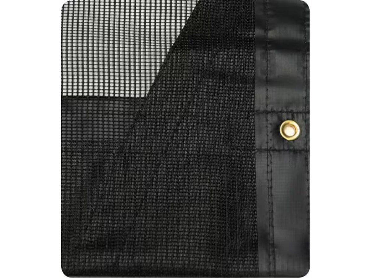 Premium Black Mesh Tarps No Logo | Roll-Rite | American Tarping