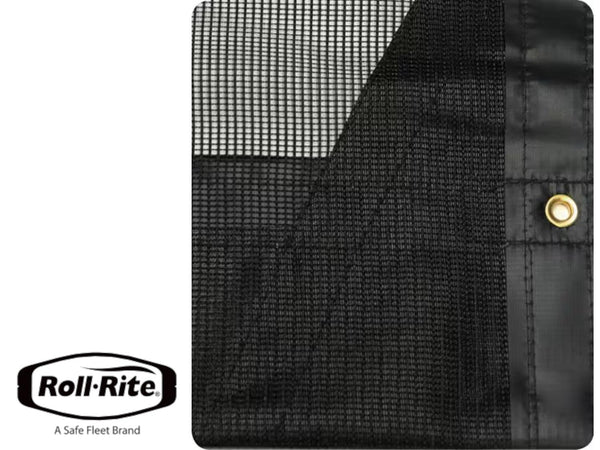 Premium Black Mesh Tarps | Roll-Rite | American Tarping